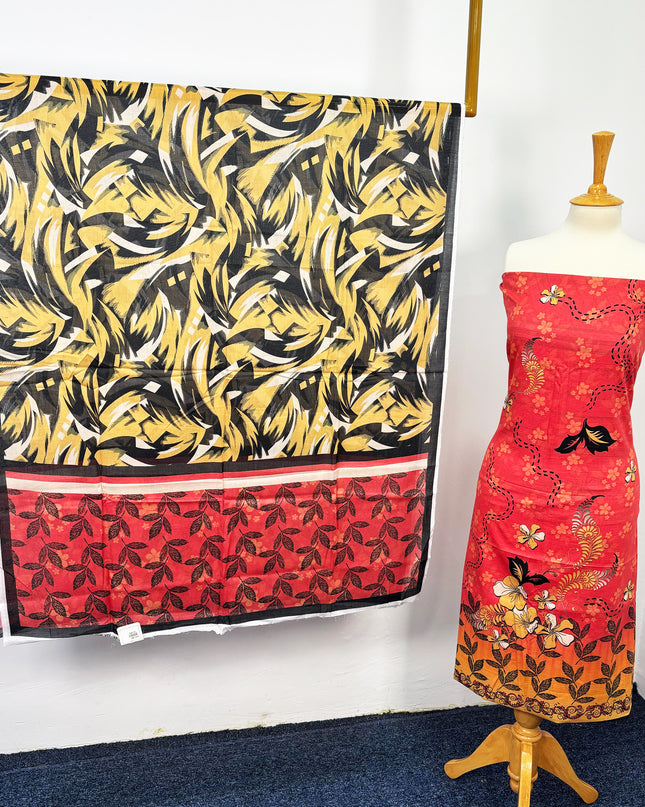Fancy Digital Printed Lawn All Over 3piece Unstitched