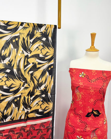 Fancy Digital Printed Lawn All Over 3piece Unstitched