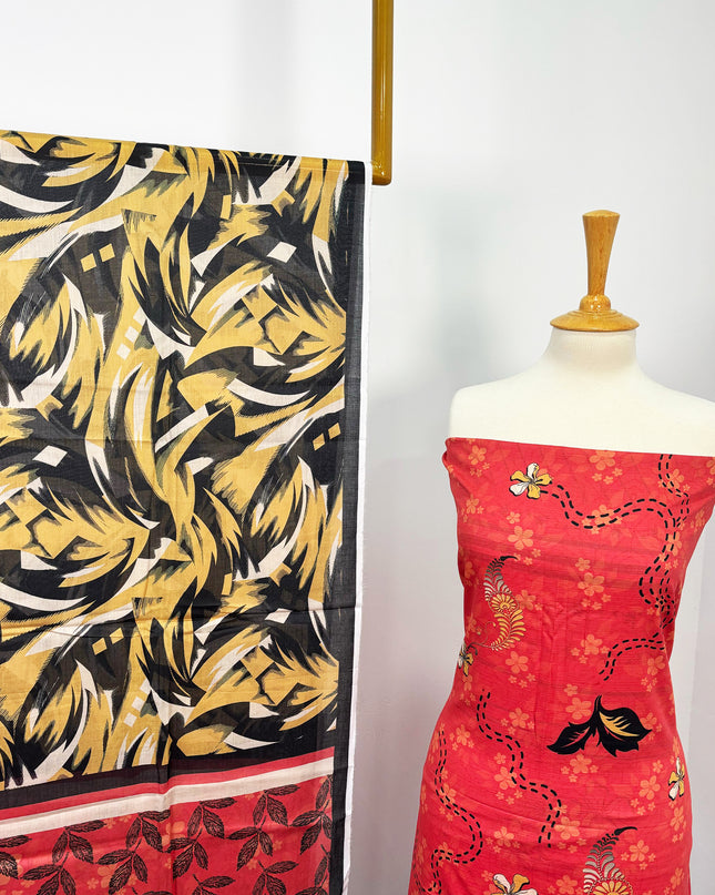Fancy Digital Printed Lawn All Over 3piece Unstitched