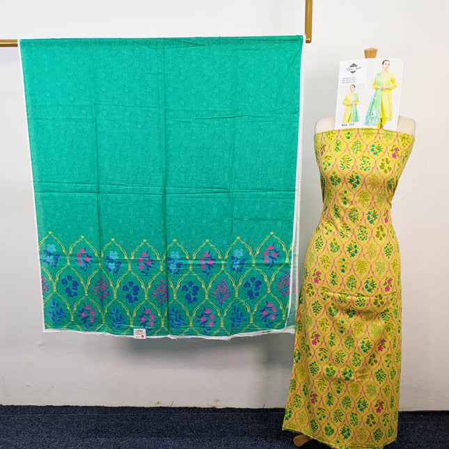 Lawn with Digital Printed Work 3Pc Unstitched