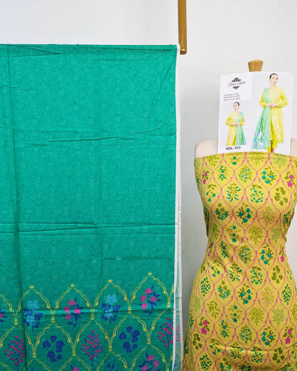 Lawn with Digital Printed Work 3Pc Unstitched