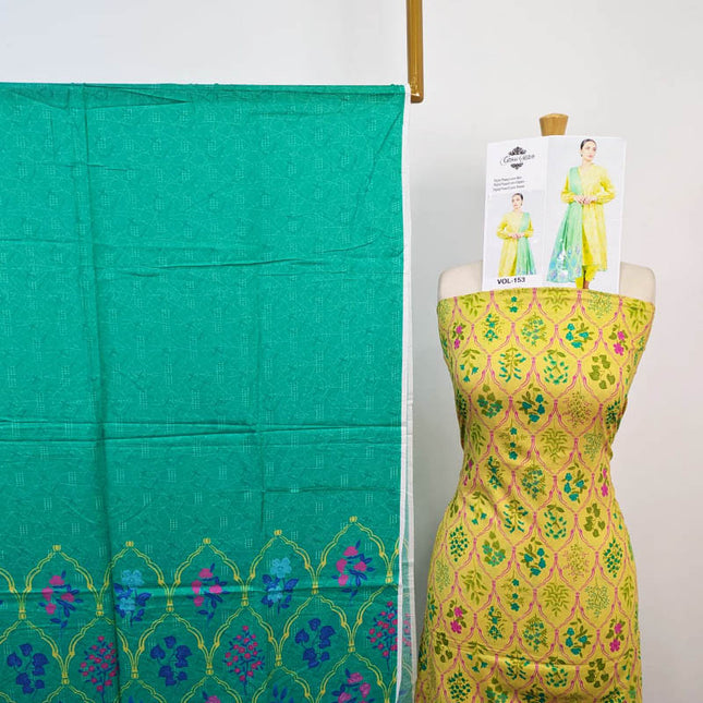 Lawn with Digital Printed Work 3Pc Unstitched