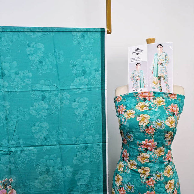 Fancy Digital Printed Lawn 3Pc Unstitched