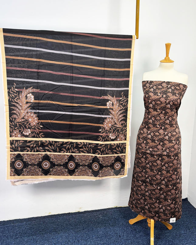 Fancy Digital Printed Lawn All Over 3piece Unstitched