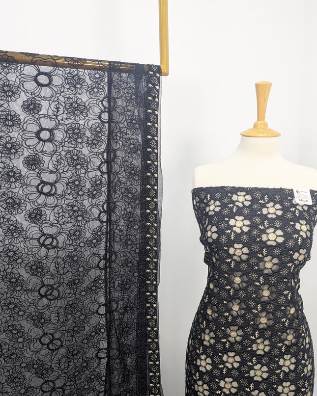 Fancy Lawn With 3D Net Work & Net Dupatta