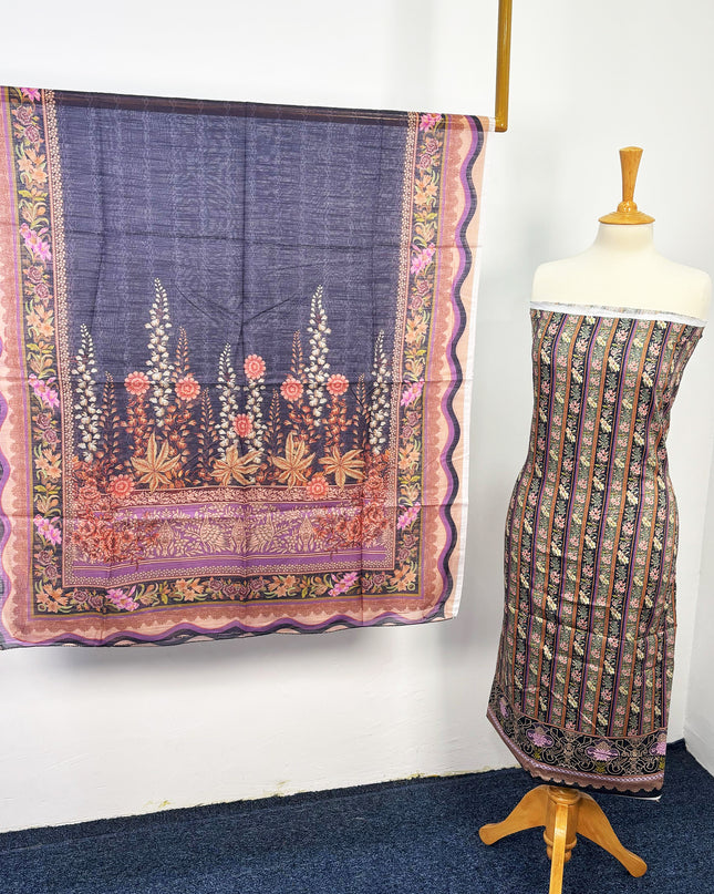 Fancy Digital Printed Lawn All Over 3piece Unstitched