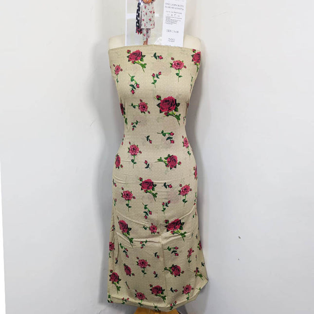 Lawn with Digital Printed Work 3Pc Unstitched