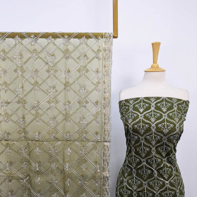 Lawn with Embroidered Work 3Pc Unstitched