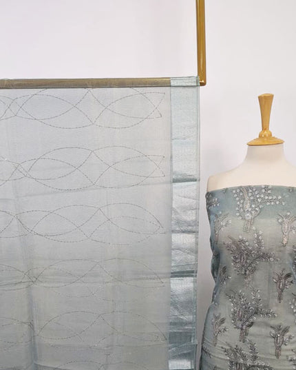 Fancy Embroidered Masuri 2PC Unstitched