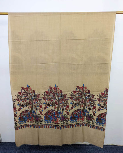 Fancy Multi Colour Embroidered Wool Shawl