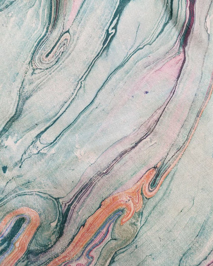 Fancy Tie & Dye Wool Shawl ( Ready To Wear )