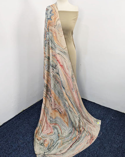 Fancy Tie & Dye Wool Shawl ( Ready To Wear )