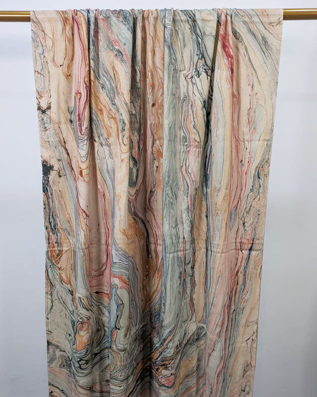 Fancy Tie & Dye Wool Shawl ( Ready To Wear )