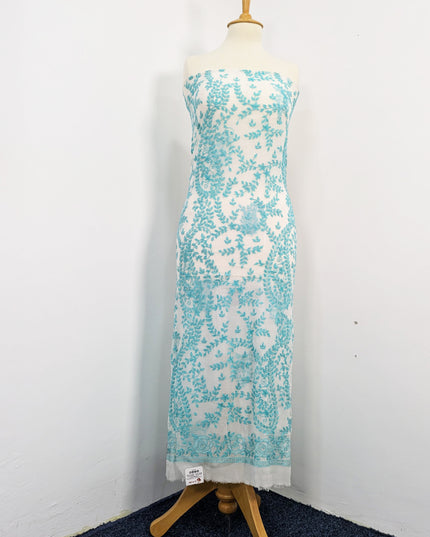 China Crinkle Kacha Tanka work Full Jaal Dupatta