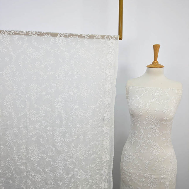 Handmade Kacha Pakka Tanka Work Dyeable 2 pc Unstitched