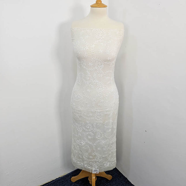 Handmade Kacha Pakka Tanka Work Dyeable 2 pc Unstitched