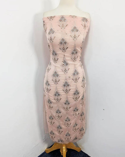 Fancy Embroidered Crinkle Chiffon 2PC Unstitched