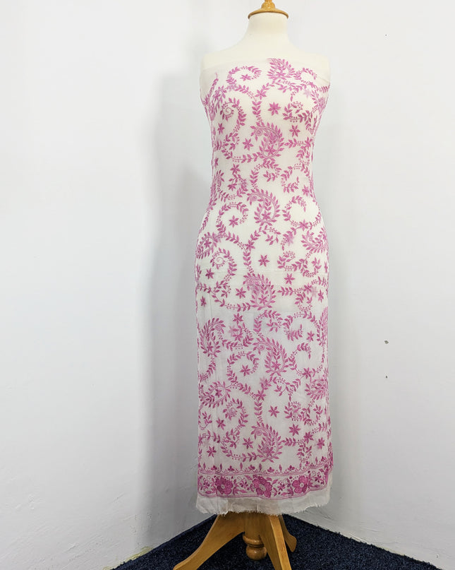 China Crinkle Kacha Tanka work Full Jaal Dupatta