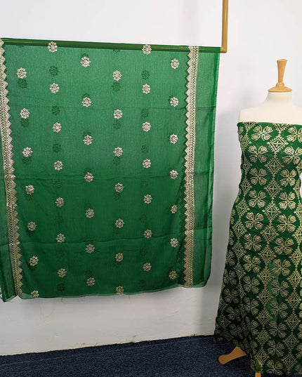 Fancy Embroidered Sitara Work Chiffon  2 pc Unstitched