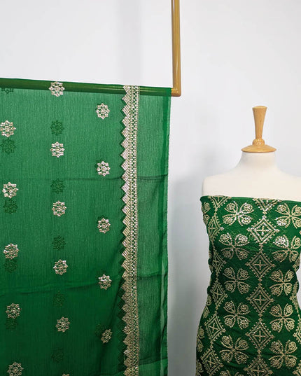 Fancy Embroidered Sitara Work Chiffon  2 pc Unstitched