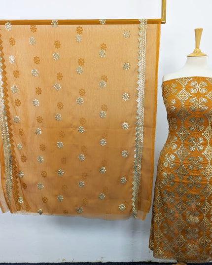 Fancy Chiffon with Full Jaal Sitara Work 2PC Unstitched