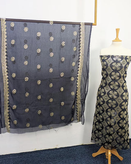 Fancy Embroidered Sitara Work Chiffon