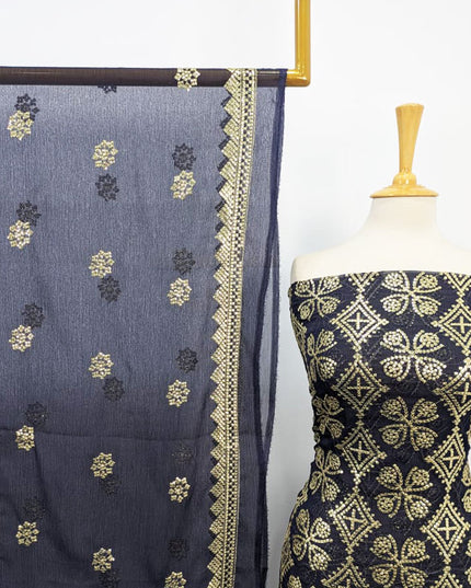 Fancy Chiffon with Full Jaal Sitara Work 2PC Unstitched