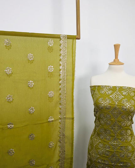 Fancy Embroidered Sitara Work Chiffon  2 PC Unstitched