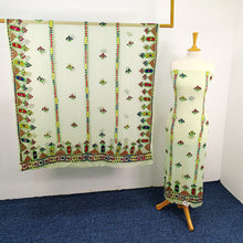 Load image into Gallery viewer, Hand Made Pure China Crinkle Gullasitta  Embroidered Work 2pc
