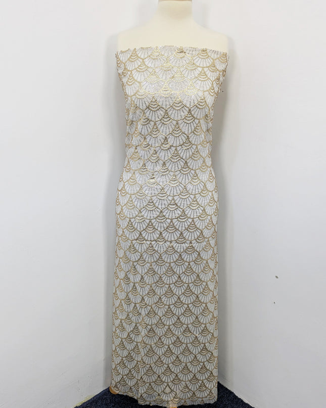 Fancy Chiffon with Embroidered Sitara  Work