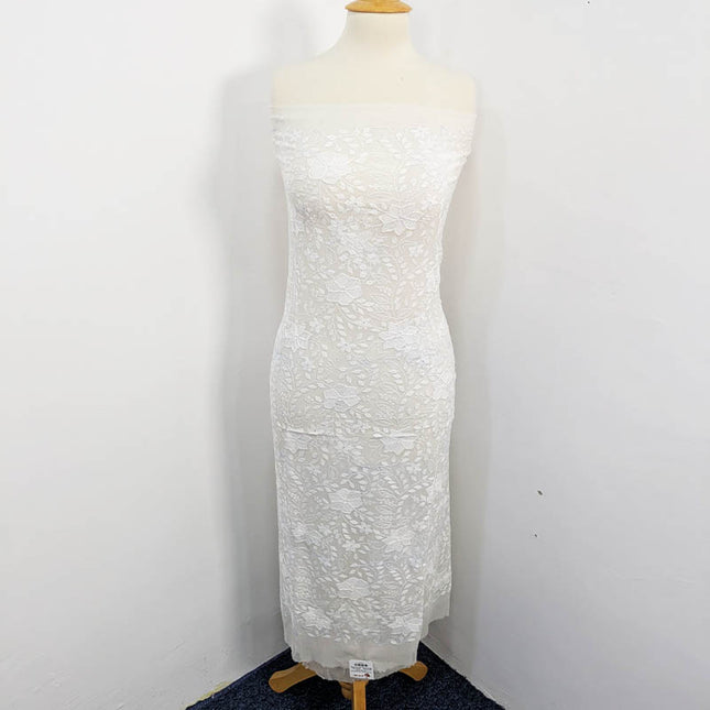 Handmade Kacha Pakka Tanka Work Dyeable 2 pc Unstitched