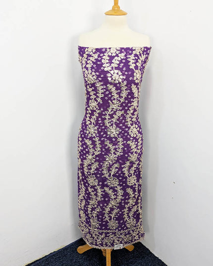 Handmade Pure Crinkle Chiffon Gotta Work With Chunri (Tie & Dye) Dupatta