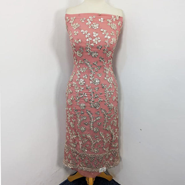 Fancy Chiffon with Handmade Gotta Work 2PC Unstitched