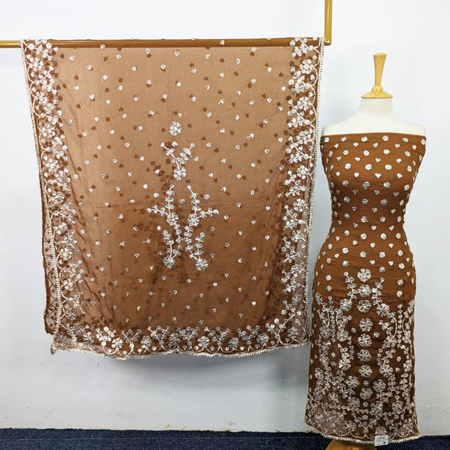 Chiffon with Handmade Gotta Work Shirt Dupatta 2PC Unstitched