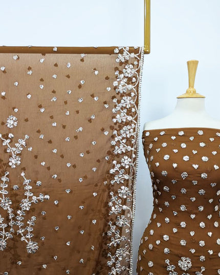 Chiffon with Handmade Gotta Work Shirt Dupatta 2PC Unstitched