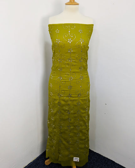 Embroidered Chiffon With Mukesh Work
