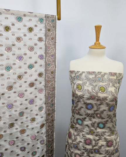 Pure Indian banarsi  work  Die Able  In All Colors