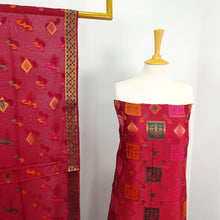 Load image into Gallery viewer, Embroidered Indian Jacquard unstitched  2 piece
