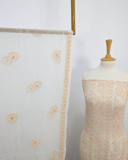 Handmade Pure China Crinkle 2 pc Unstitched