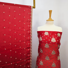 Load image into Gallery viewer, Shamooz Silk With Embroidered Tilla Work
