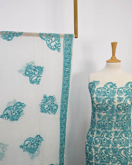 Handmade Pure China Crinkle 2 pc Unstitched