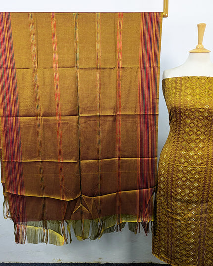 Fancy Embroidered Karandi 3Pc Unstitched