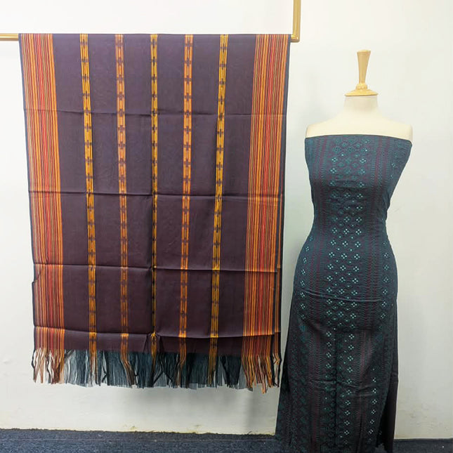 Fancy Embroidered Karandi 3Pc Unstitched