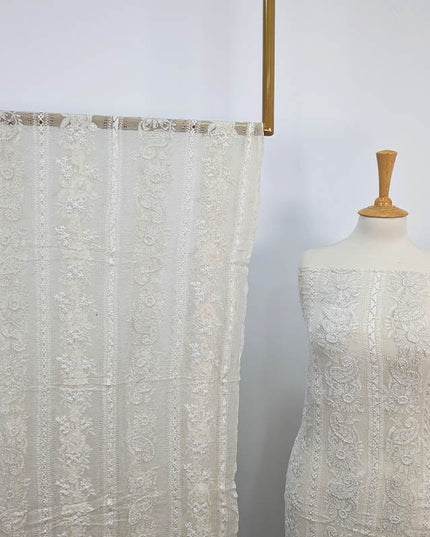Handmade Dyeable Tarkashi Shadow Work 2pc Unstitched