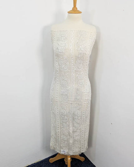 Handmade Dyeable Tarkashi Shadow Work 2pc Unstitched