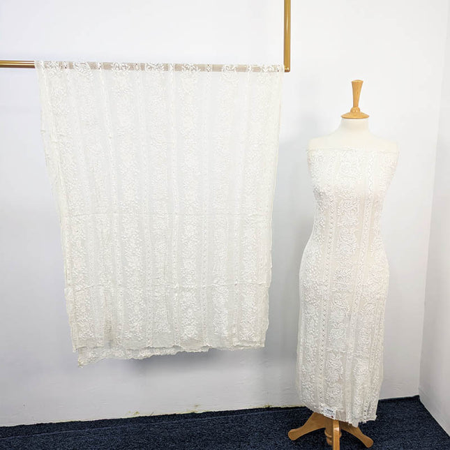 Handmade Dyeable Tarkashi Shadow Work 2pc Unstitched