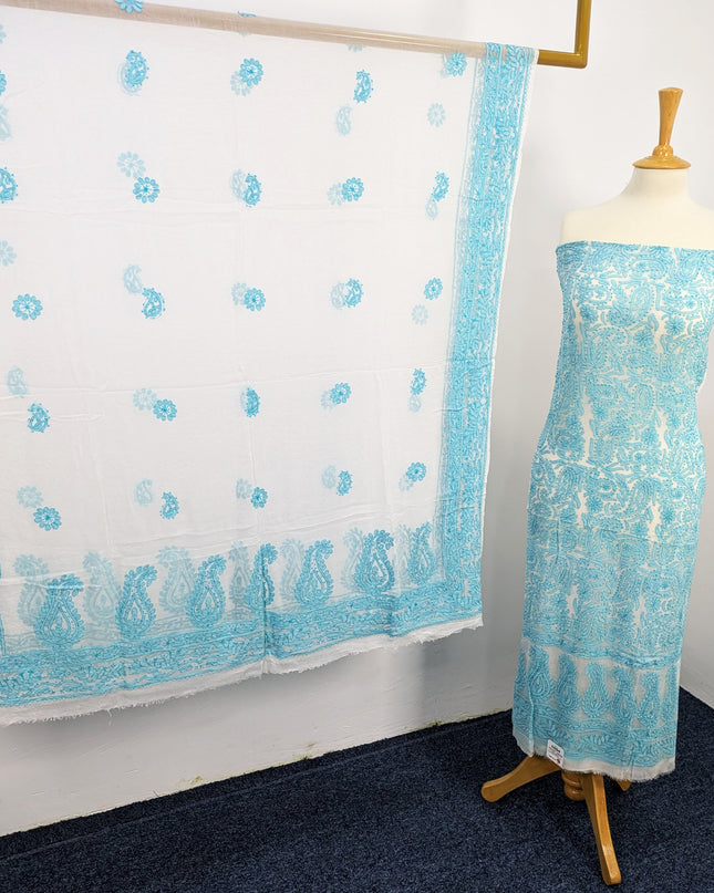 China Crinkle Embroidered and  Shadow work