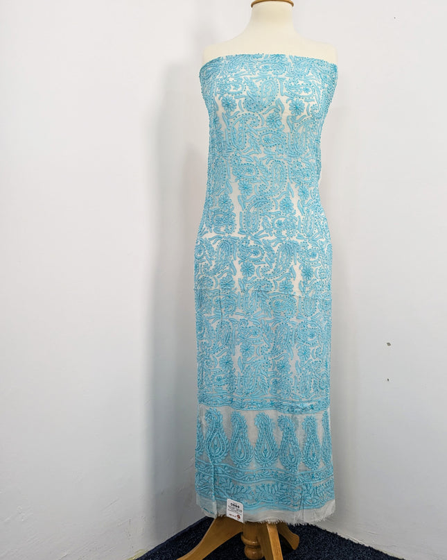 China Crinkle Embroidered and  Shadow work