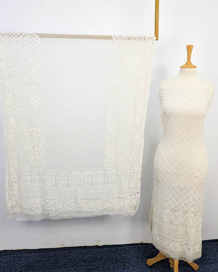 Handmade Dyeable Pure China Crinkle 2 pc Unstitched