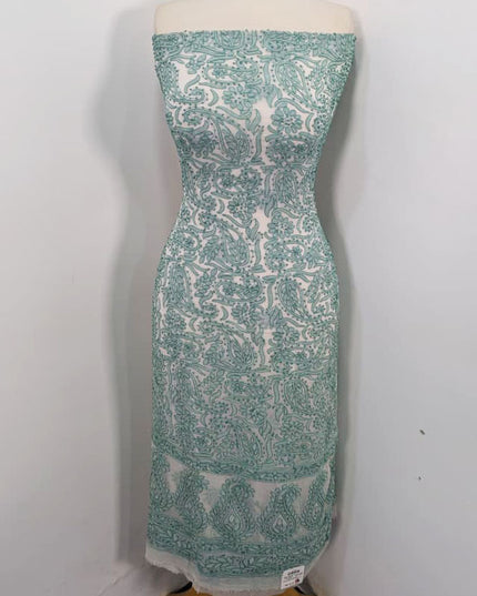 Handmade Pure China Crinkle with Chikankari Full Jaal Work 2pc (Dyeable)